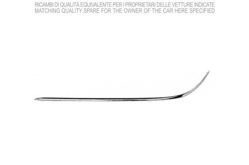 Modanatura Cromata Sinistra Mercedes Classe C W203 2000-2004 | OE A2038858121
