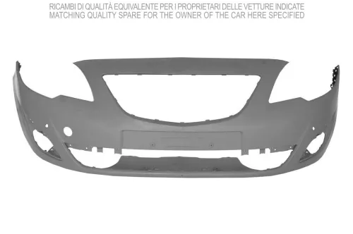Paraurti Anteriore Opel Meriva B 2010-2013 - Ricambio Aftermarket OE 1400817