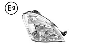Faro Destro Elettrico Con Motore (H1-H7-H7-Py21W-W5W) Iveco Daily City 2006 OE 69500010