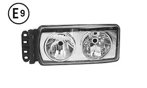 Faro Sinistro Elettrico Senza Motore Senza Lampadina (H7-H7-W5W) Iveco Eurocargo Tector 140E18-180E30 OE 504238213