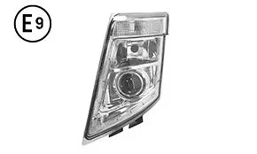 Faro Sinistro Manuale Hid Base Cromata Senza Lampadina (H7-D2S-Py21W-Led) Volvo Fh3 OE 21035645 - 21323114