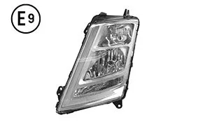 Faro Sinistro Manuale Base Cromata Senza Lampadina (H7-H1-Py21W-Led) Volvo Fh4 OE 21221130 - 22239219