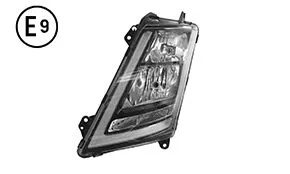 Faro Sinistro Manuale Base Nera Senza Lampadina (H7-H1-Py21W-Led) Volvo Fh4 OE 21608660 - 22239223