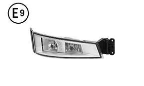 Fendinebbia Destro Base Cromata Cornice Nera Con Luce Supplementare Senza Lampadina (H7-H1) Volvo Fh4 OE 82140744 - 84186281