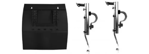 Parafango Anteriore Nero Con Kit Staffe Iveco Stralis 2007 OE 41298962 - 41298964 - 41298965