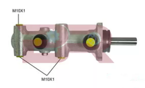 POMPA SERVOFRENO FLANGIA QUADRA D.25,40