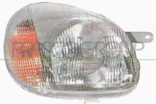 Proiettore Destro H4 Manuale Hyundai ATOS, 1998-2003 - OE 9210202000